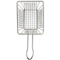French Fries Serving Basket Stainless Steel Mini Fryer With Handle. 
