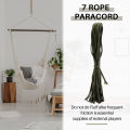 7 Rope Paracord Parachute Rope, green Length: 15M. 