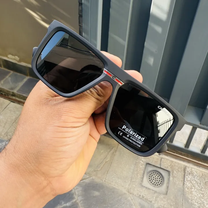 Carrera%20CA09S%20Matte%20Black/Grey/Blue/Trasparent%20Frame%20Polarized%20Square%20Frame%20Sunglasses%20For%20Men%20%7C%20UV%20400%20Protection%20Solid%20Square%20Sunglasses%20For%20Men%20-%20Image%203