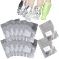 50/100Pcs Aluminum Foil Acrylic Nail Soak Off Remover Wraps Gel Polish Remover Permanent Enamel Cotton Pad Nail Degreaser Tools. 