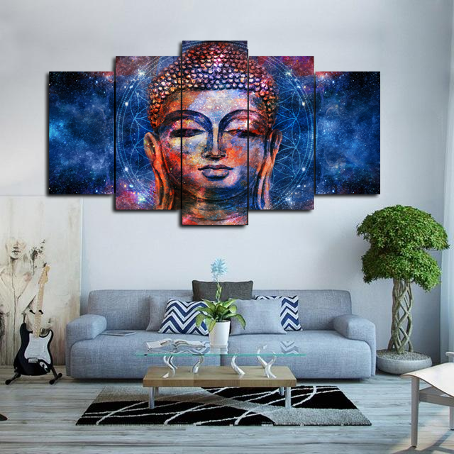 5 Piece Suva buddha Art Vinyl Forex Home om