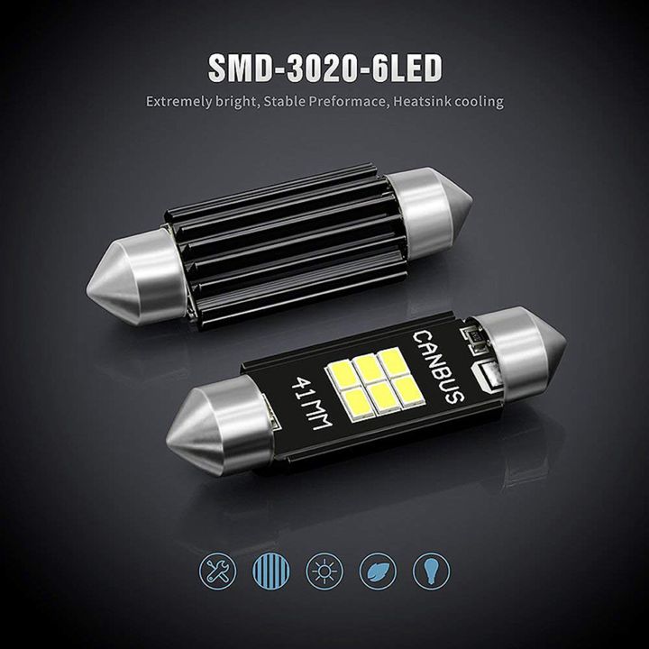 NAMUNY%202X%20Extremely%20Bright%20400%20Lumens%203020%20Chipset%20Canbus%20Error%20Free%20LED%20Bulbs%20for%20Interior%20Car%20Lights%20License%20Plate%20Map%20Door%20-%20Image%203