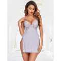 Fancyra Cotton Women Lingerie Lace Chemise Nightgown Lace Sling Dress. 