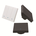 OYPFXMI Tuya Smart Life WiFi Switch 86 Wall Switch 2 Gang Compatible Light Switch 10A 110V 220V Timer Function (Black). 