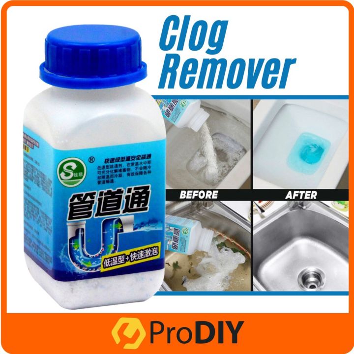 260g Clog Remover Drain Pipe Basin Cleaner Clogged Drainage Remover Powder Removing Blockage