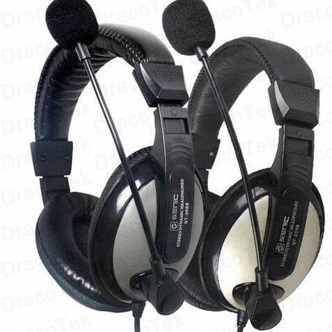SENICC ST2688 Wired Gaming Headset 3.5mm PC Over-ear Headphone With Microphone