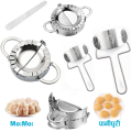 Dumpling Maker Set – Dumpling Press, Dough Cutter & Stuffing Spoon for Homemade Dumplings. 