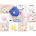 Baby Training Pants Reusable Diapers Leak-proof Waterproof Toddler Potty Pants (4 pcs). 