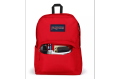 Jansport Superbreak Backpack Red for Unisex. 