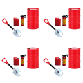 NAMUNY 4X Mini Shovel Fuel Tank Oil Drum Decoration for Axial SCX24 C10 JLU 1/24 RC Car. 