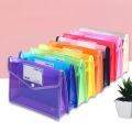 Large Capacity PVC Bag Waterproof File Organizer A5 File Folders Envelope Folder Document Bag. 