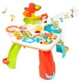 Multifunctional Baby Activity Play Desk for Early Education with Plastic Puzzle Game with Lighting and Music (HE0518). 