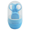 Baby Nail Care Set with Cute Case - Includes Nail Clipper, Scissor, File, and Tweezer for Newborns and Infants. 