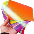 Origami star Colored origami Rainbow paper Thick card Flash paper Glossy paper Birthday party decoration. 