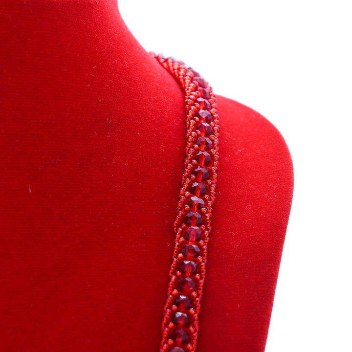 Red%20Bead%20Woven%20Slip%20Through%20Pote%20Necklace%20For%20Women%20-%20Image%203