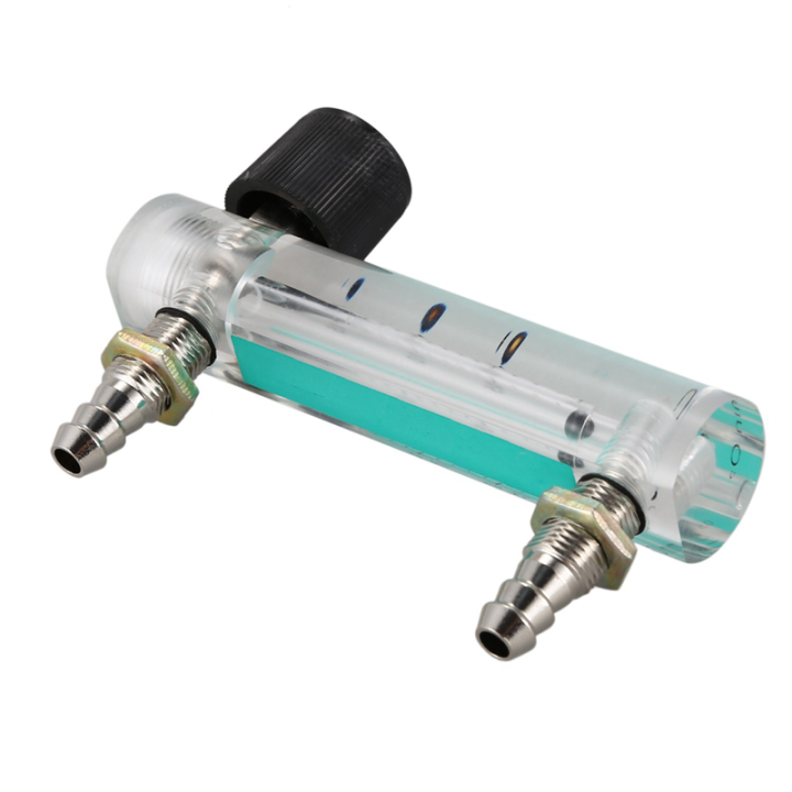 6X 0.1-1.5LPM 1.5L Oxygen Flow Meter Flowmeter with Control Valve for Oxygen Air Gas