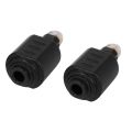 Kqueebee 1x 2.5mm to 3.5mm Stereo Audio Jack Adapter & 2x Optical 3.5mm Female Mini Jack Plug to Digital Toslink Adapter. 