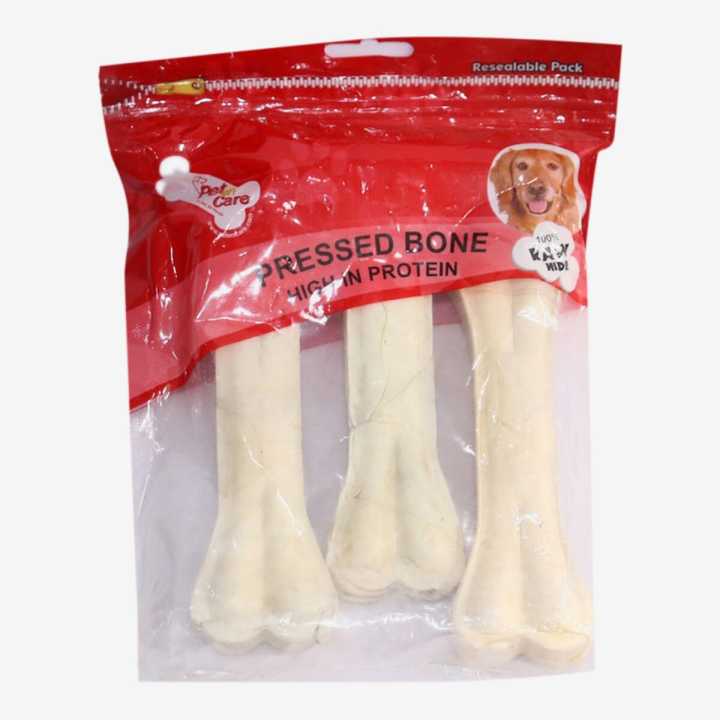 Pet Care Pressed Bone High In Protein Big Sized Treats-3 Pcs