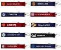 Football Club DTF Printed Keyring Key Holder Football Fan Club Hesse Wristlet Keychain. 