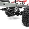 Kqueebee 1 Set Steel Leaf Spring Suspension & 6 Pcs Connector Links Rod Ball Rod Upgrade Parts. 
