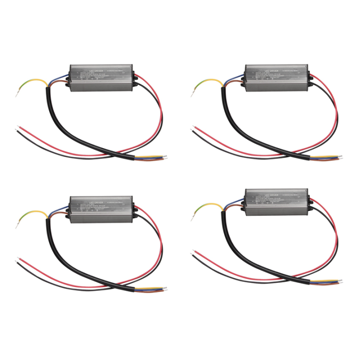 FORIDE 4X 30W LED Driver Constant Current Driver Power Supply Transformer Waterproof