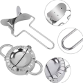 Dumpling Maker Set – Dumpling Press, Dough Cutter & Stuffing Spoon for Homemade Dumplings. 