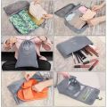 7 Pcs Set New Large Capacity Travel Organizer Set with Zipper Folding Suitcase Packing Cubes Portable Wardrobe Clothes Organization. 