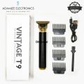 Difutagui New style T9 Dragon Style Hair Clipper Hair Trimmer Professional Fifty percent discount - Rechargeable Beard Trimmer Styler - T Blade Titanium 0mm Cut. 