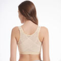 Women Post Surgical Surgery Front Open Full Support Recovery Bra Non-padded Wire Free Post Breast Augmentation Operative Bra ZHANGNA. 