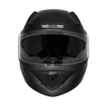 Steelbird Sharp ISS (DOUBLE visor) Sbh-25 Plain matt Black Full Face Helmet (in clear visor). 