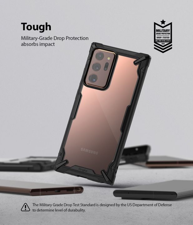 Ringke%20Fusion%20X%20durable%20PC%20Case%20with%20TPU%20Bumper%20for%20Samsung%20Galaxy%20Note%2020%20Ultra%20black%20-%20Image%203