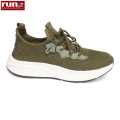 Run Shoes Army Green Running Shoes For Men (7127). 