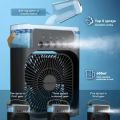 Mini Air Cooler Fan Plus Humidifier - Air Conditioner With Water And Ice Compartment l Cooler Fan For Room. 