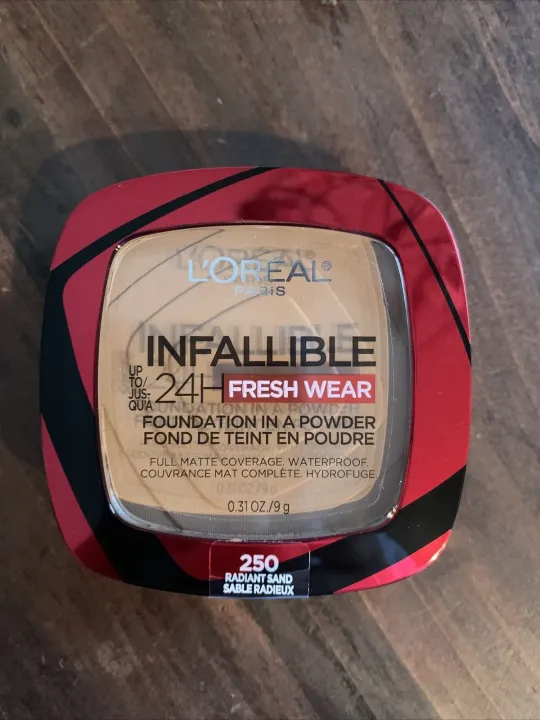 L'Oreal%20Paris%20Infallible%2024%20H%20Fresh%20Wear%20Foundation%20In%20A%20Powder%20250%20Radiant%20Stand%20Sable%20Radieux%20With%20Free%20Lipliner%20By%20Genuine%20Collection%20-%20Image%203