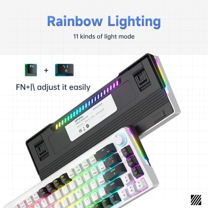 Zifriend%20AG68%2067%20Keys%20with%20knob%20Hot-Swappable%20Switch%20ABS%20Keycap%20Rainbow%20Gasket%20Structure%20Wire%20N-Keys%20Rollover%20Gaming%20Mechanical%20Keyboard%20-%20Image%202