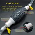 Portable Manual Car Fuel Pump for Petrol Diesel Oil Liquid Water Fish Tank. 