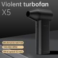 Handheld X5 Jet Fan 130,000RPM 52m/s Wind Speed Brushless Motor Ducted Turbofan High Power Duct Fan Dust Blower Keyboard Cleaning Tool. 