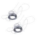 2X STAINLESS Steel Wire Rope Cable Rigging Extra, Length:15M Diameter:1.0mm. 
