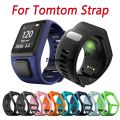 Zhusuowang 【LuxeLoom123】Soft Silicone Replacement Wristband Watch Band Strap For Runner 2 3 Spark 3 GPS Sport TomTom 2 3 Series Smart Watch. 