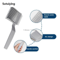 Sutuiying Hair Cutting Positioning Comb Professional Barber Clipper Blending Sales promotion Flat Top Combs for Salon Hairdressing Styling Tools. 