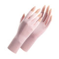 Sunscreen gloves D149 women's summer thin UV protection manicure outdoor electric bike cycling breathable half finger sunscreen upgrade. 