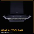 Whirlpool 60cm 1200 m3/hr Filter less Auto-Clean Kitchen Chimney  (CGFL 604 HAC BK HOOD, Touch + Gesture Control, Black). 
