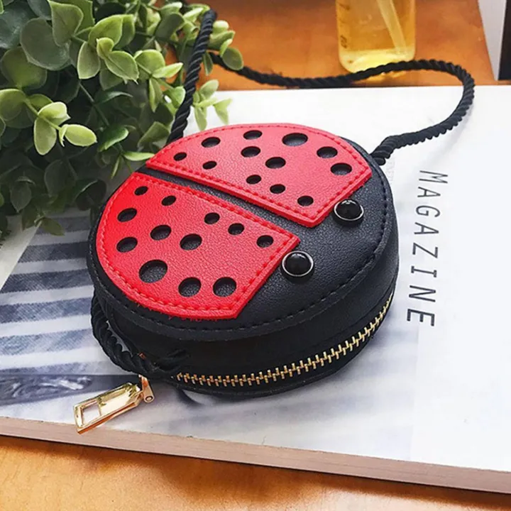 NAMUNY%202X%20Ladybug%20Cute%20Children's%20Shoulder%20Bag%20Personality%20Wild%20Purse%20Mini%20Accessories%20Bag%20-%20Image%205