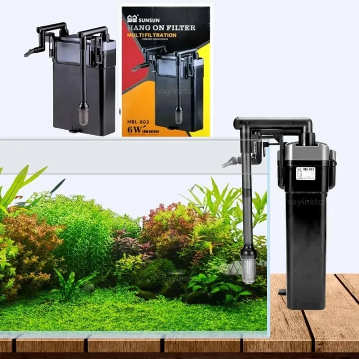 SUNSUN%206%20Watt%20Hang%20On%20Filter%20Multi%20Filtration%20For%20Planted%20Fish%20Aquarium%20HBL-803%20Kohinoor%20Aquarium%20-%20Image%203