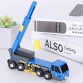 Children's Gift Engineering Vehicle Diecast Excavator Truck Toy Inertial Sliding Engineering Car Model Mini Crane. 