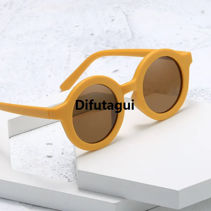 Difutagui%20%5B%20New%20%5D2021%20Retro%20Round%20Frame%20Sun%20Shade%20UV%20Protection%20New%20Sunglasses%20Frosted%20Multicolor%20Sun%20Glasses%202017D%20-%20Image%202