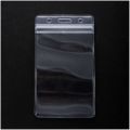 300 Pcs Clear Plastic Vertical Name Tag Badge ID Card Holders. 