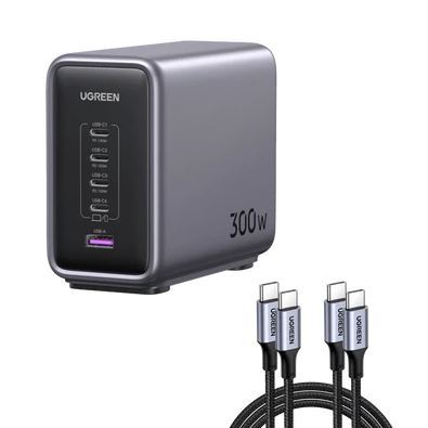 Ugreen%20Nexode%20300W%20USB%20C%20GaN%20Charger-5%20Ports%20Desktop%20Charger%20-%20Image%202