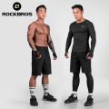 ROCKBROS Men's Tracksuit Gym Fitness Compression Sports Suit Clothes Running Jogging Sportwear Exercise Workout Tights 5 Pcs/Set. 