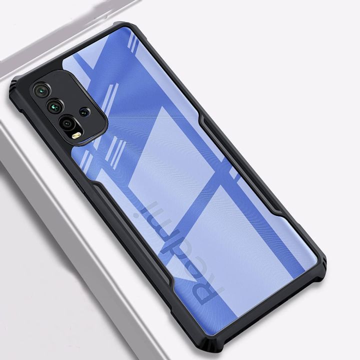 For Redmi 9 Power Back Case - Shockproof Slim Hybrid Clear Transparent Phone Cover